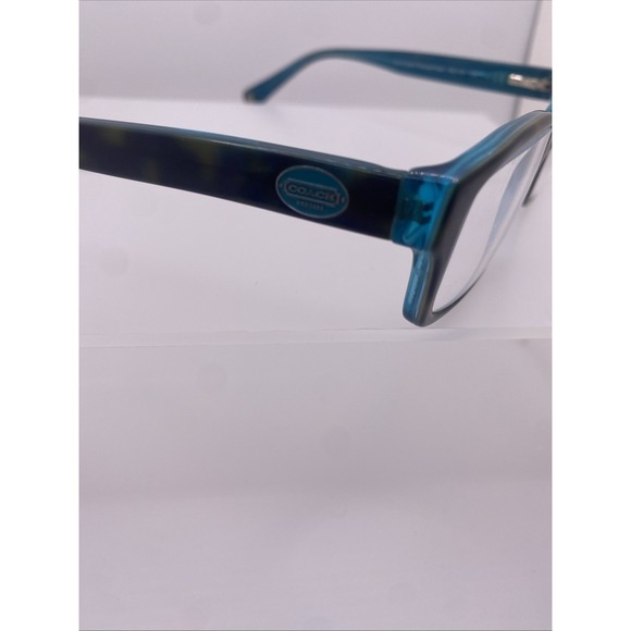 Coach Eyeglasses Women FRAMES ONLY HC 6040 Brooklyn 52-16-135 Tortoise Teal 371 - Picture 8 of 16